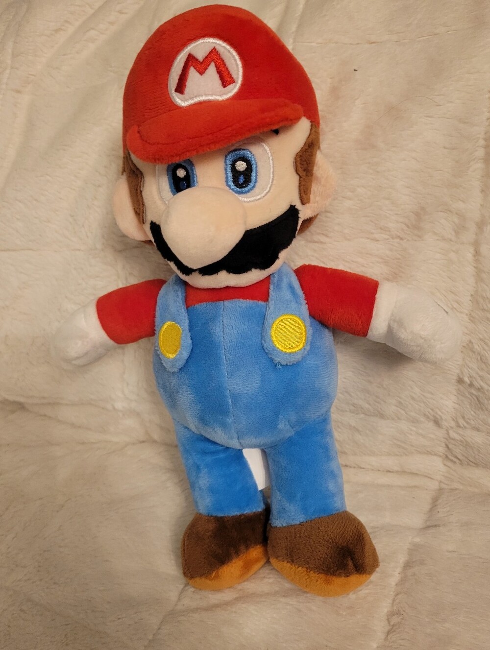 Super Mario Plush Toy - Red Hat, Blue Overalls Euc